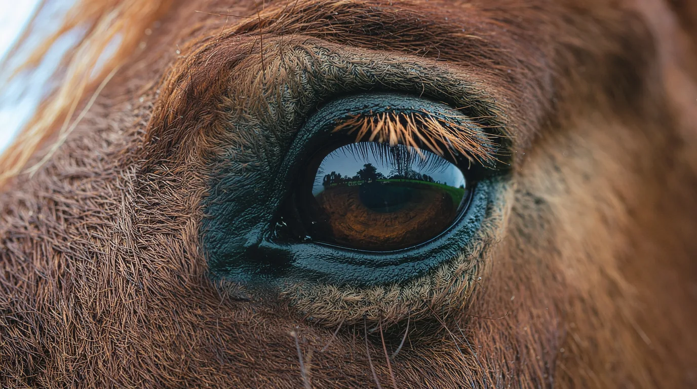 Un regard de cheval au Écurie Les Lavaudes, Gourdon